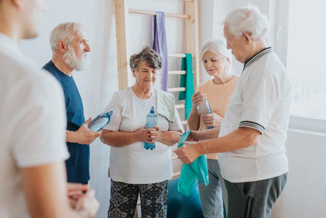 Ausreichende Bewegung um Alzheimer vorzubeugen