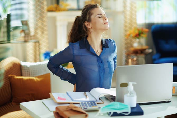 Rückenschmerzen und Stress