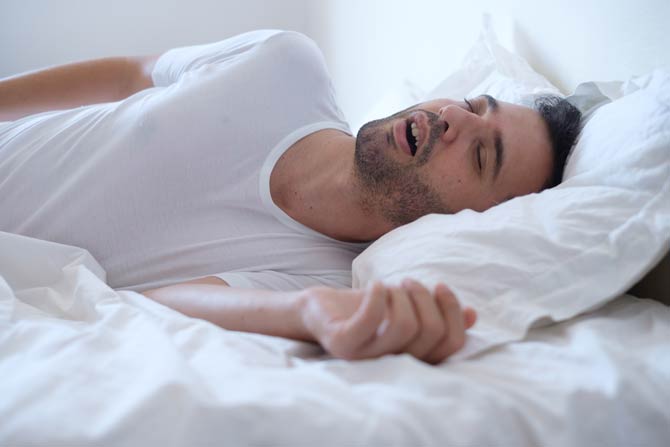 Symptome einer Schlafapnoe
