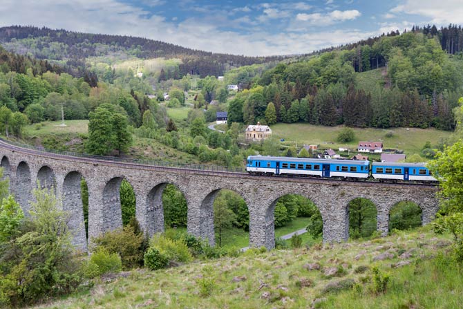 Mit der Bahn stressfrei direkt nach Tschechien reisen