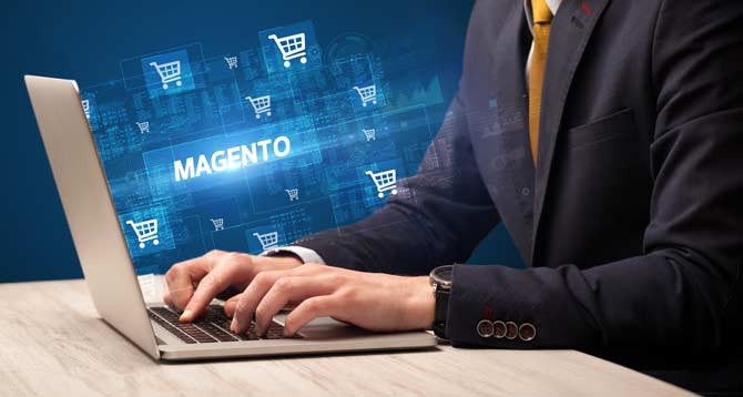 The Magento shop system is the market leader in the USA